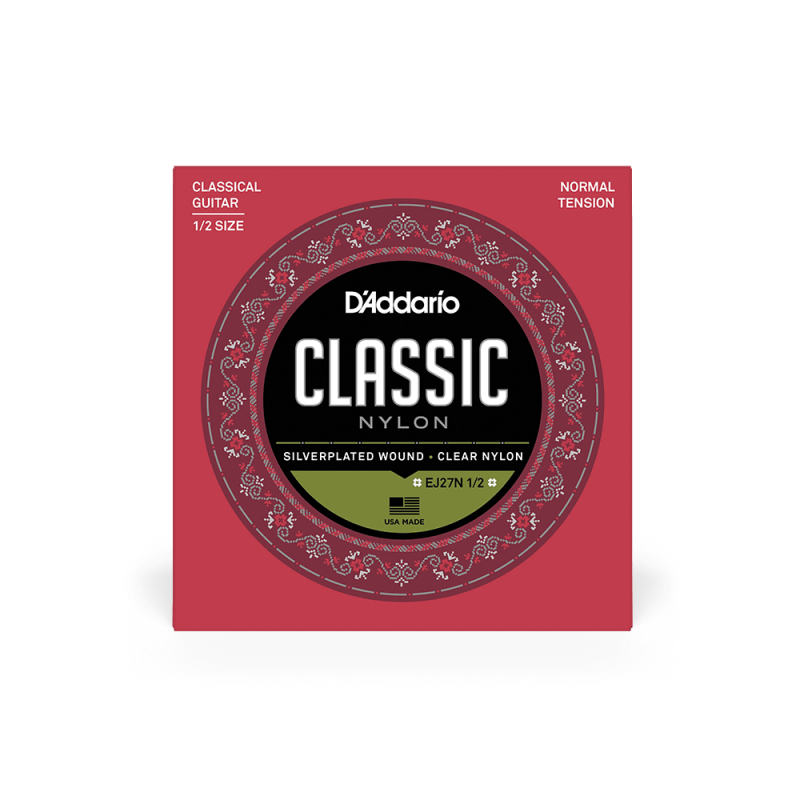 Набор струн D'ADDARIO EJ27N 1/2 STUDENT CLASSICS NORMAL TENSION 1/2